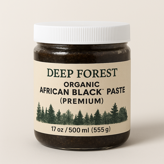 Deep Forest Organic African Black Soap Paste (Premium)